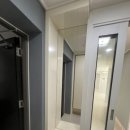 세븐일레븐 용인역북골드점 | 용인인테리어필름 역북골드클래스 변색되서 보기싫은 가구를 화사한 화이트시트지로 변신!