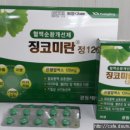 광동) 징코미란정 120mg(180T)/ 혈액순환 개선제 이미지