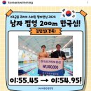 김민섭선수 2024파리올림픽 경영국가대표 선발 이미지