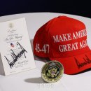 이재명에게 선물 받은 트럼프 이미지