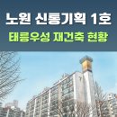 "노원 1호 신통기획이 드디어?" 태릉우성 재건축 정비구역 지정, 용적률 300% 꽉 채운 반전 스펙