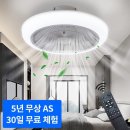 씽크라이프 대형 거실 천장형 실링팬 천장선풍기 조명 LED 풍속 6단계 조절, 원형, 화이트 사용 후기
