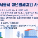 2023 서울시 청년월세지원 사업 안내 이미지