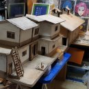 페이퍼 미니어처 하우스 이미지