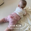 보나츠 피그뽀 바이커쇼츠, 5개월 아기 M사이즈 착용 후기