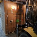 강산의료기 | 부산 연제구 연산동병원 의료장비하차 새벽 지게차 작업 후기 | 강산지게차