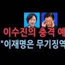 이수진의 저주가 맞아 떨어지고있다 &#34;이재명은 무기징역형이다&#34; &#39;애국TV&#39; 성창경TV﻿ 이미지