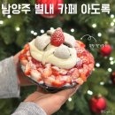 딸기 | 남양주 대형 카페 아도록 딸기빙수 딸기디저트 후기 내돈내산