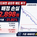 스트라드비젼 공모주 매도 후기, 6주 배정 손실 -22,898원