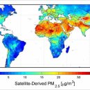 세계 미세먼지 지도 이미지