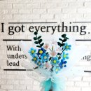 모루 꽃다발 이미지