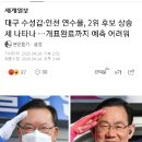 대구 수성갑·인천 연수을, 2위 후보 상승세 나타나 …개표완료까지 예측 어려워 이미지