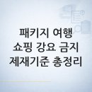 패키지여행 쇼핑 강요 금지: 저가 관광·전담여행사 제재 기준 정리