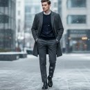 멋진바지 | 겨울 기모 슬랙스 정장바지 스판 와이드 빅사이즈 하객룩 후기