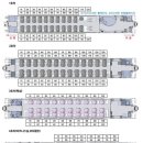 채홍일 카페-KTX 순방향 좌석배치안내-철도청 코레일, KTX산천(180도 회전의자) 좌석배치도 이미지