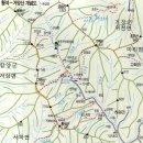 황석산(1192m) 등산지도 이미지