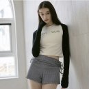 비비아나 | 필라복: 데비웨어 비비아나 셔링 쇼츠 DEVI-B0088 젠블루 차콜 내돈내산 반품후기