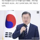 문 대통령, 5년 평균 지지율 51.9%..대선 득표율 41%보다 높아[리얼미터] 이미지