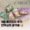 웰푸드 | 9월 롯데웰푸드 월간과자 후기 / 언박싱 과자구독서비스