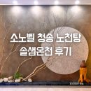샘온천 | 청송소노벨리조트 히노끼욕조가 있는 노천탕 &#39;솔샘온천&#39; 후기