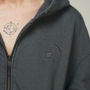 비알엘 | 비엘알 다이 서클 로고 오버핏 후드집업 BLR 24FW Dyed Circle Logo Overfit Hoodie Zip up 스트릿패션...