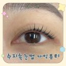 대용자동차공업사 | 수지속눈썹 가인뷰티 블랙틴팅펌 시술 일주일 후 후기