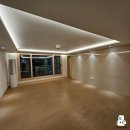 세븐일레븐광주금호대광점 | 광주 금호지구 대광로제비앙 &amp;아델리움 실링팬설치 무몰딩우물천장 간접조명 거실커튼박스 광주조명...