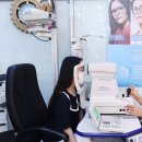 동그라미 안경 콘택트 이미지