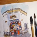 일상의 기록 감성 여행 드로잉 이미지