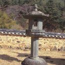 남원 백장암 삼층석탑과 석등