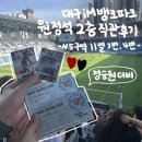대구광역푸드뱅크 | 정승원 더비❤️‍🔥 대구IM뱅크파크 원정석 직관 후기❤️🖤 [N5구역 2층 11열 3번, 4번]