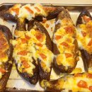 바질넣은 가지구이 이미지