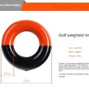 PGM 1PC 골프 스윙 트레이너 골프 클럽 용 라운드 웨이트 파워 스윙 링 워밍업 골프 클럽 헤드 드라이버 훈련 보조 JZH001 이미지