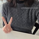 바닐라민트 | 지그재그 내돈내산 후기, 바닐라민트 꽈배기 보에 피셔 반팔 니트