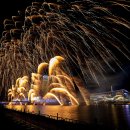 밤하늘을 수놓은 불꽃 이미지