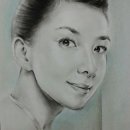 콩테연필초상화 이미지