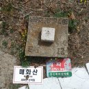 매화산 등산로(정상)