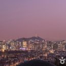 ‘서시’와 함께 감상하는 야경, 서울 청운공원 윤동주 시인의 언덕 이미지