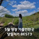 씨유대관령IC점 | 평창 5월 가볼만한곳 추천! 발왕산 케이블카 대관령 양떼목장 실버벨교회