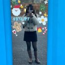 허쉬퍼피 | 허쉬퍼피 스웨이드 셔링 롱부츠 베이지 구매 후기, 착샷, 사이즈