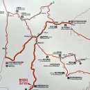 제1114차 소백산 산행 코스및 지도 이미지