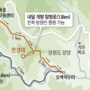 설악산 만경대 등산지도 이미지