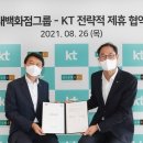 KT and Hyundai Department Store sign a technology agreement 이미지