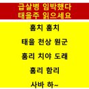 지금은 급살병 전야, 원수를 은인같이 훔치훔치 태을주 이미지