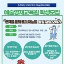 충북교육청교육문화원, 예술 감수성을 깨우는 연극학교 학생 모집 이미지