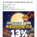 새마을금고주유소 | 충주사랑상품권 추석 특별할인 13%, 9월 한 달만 놓치지 마세요