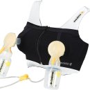 [새것] Medela Easy Expression Hands Free Pumping Bra, Black, Medium 메델라 펌핑브라 이미지