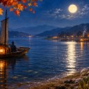 《上驪江舟中夜宿(상여강주중야숙)》/농암 김창협 이미지