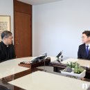 정순택 대주교, 정원오 서울시장 후보 접견 이미지