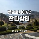 힐드로사이 컨트리클럽 | 힐드로사이CC 라운딩 후기 (잔디 상태 )